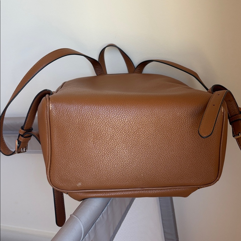 kate spade New York Brown Pebbled Leather Backpack - Picture 5 of 11